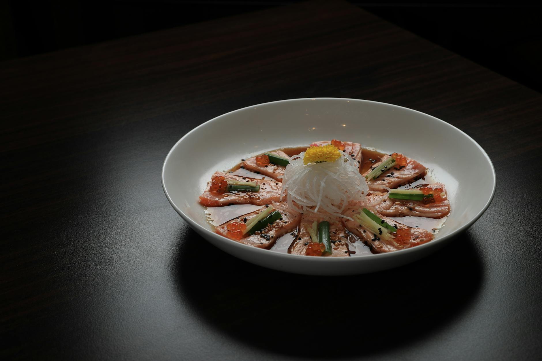 Carpaccio d rsquo ananas à la menthe et au citron vert