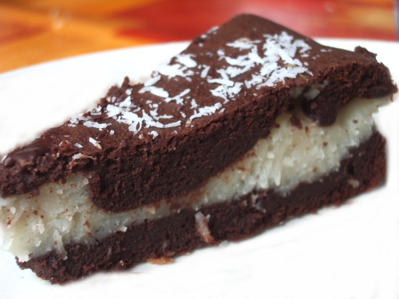 Cuisine Coccinelle | Fondant au chocolat coeur de coco