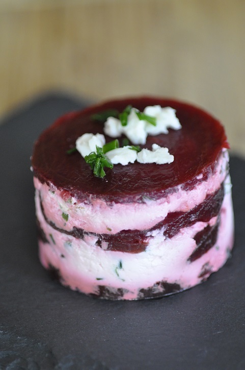 Cuisine Coccinelle | Terrine chèvre betterave