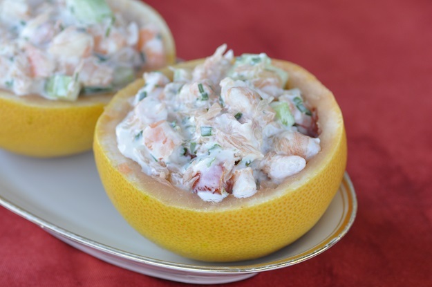 Cuisine Coccinelle | Pamplemousse aux crevettes