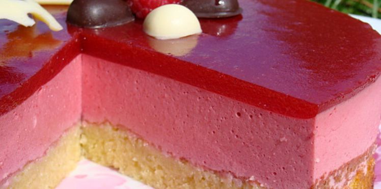 Cuisine Coccinelle | Gâteau à la mousse de framboises
