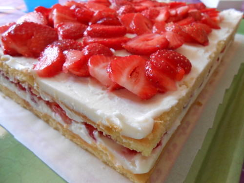 Cuisine Coccinelle | Fraisier crème chantilly