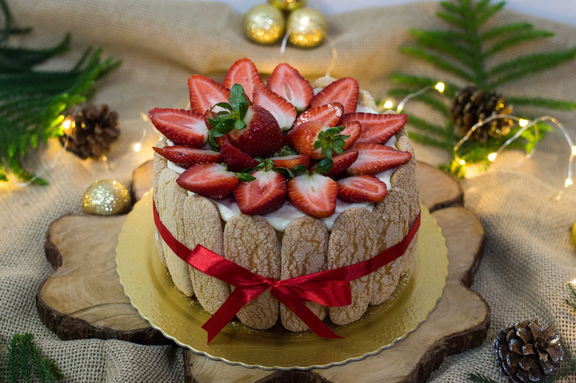 Charlotte aux Fraises Traditionnelle