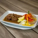 Filet Mignon de Porc Farcis aux Pommes Chèvre et Noix Sauce au Cidre